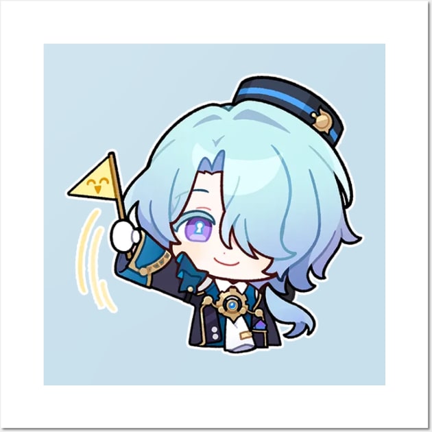 Honkai Star Rail Chibi Misha Wall Art by HoyoStan